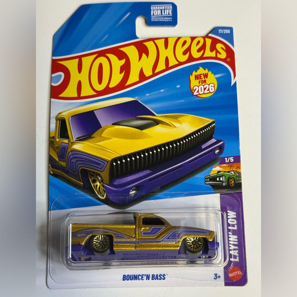 Hot Wheels New for 2026 BOUNCE’N BASS HW LAYIN’ LOW 1/5